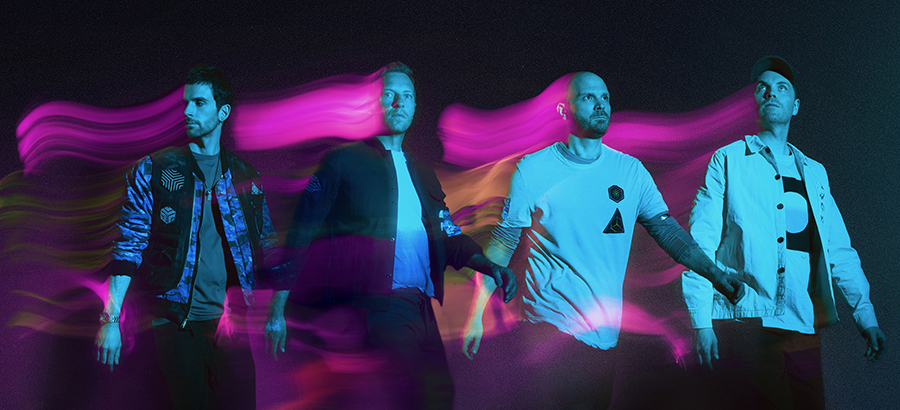 Coldplay Photo by Dave Meyers. Art direction by Pilar Zeta
