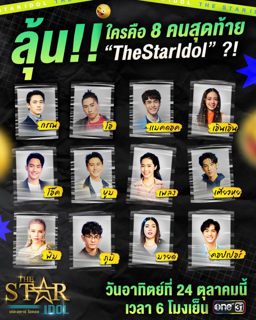 ลุ้น ใครคือ 8 คนสุดท้าย The Star idol
