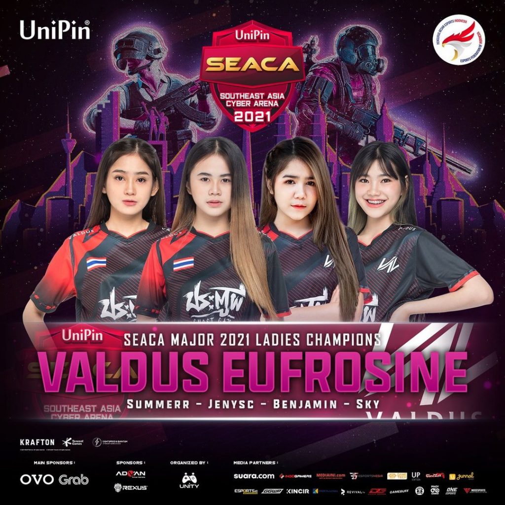 UniPin SEACA 2021 Ladies Category Winner 0