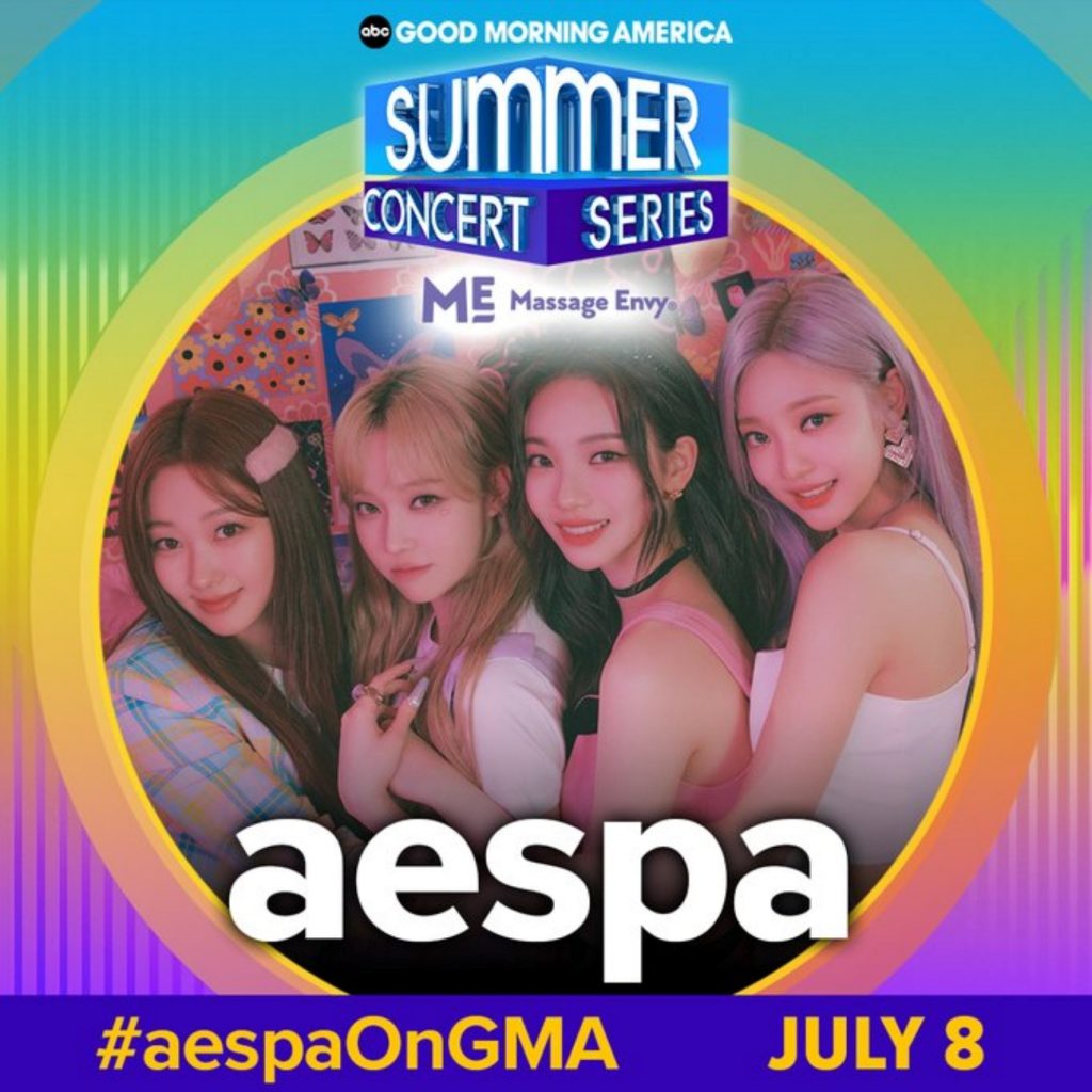 ภาพโปรโมต aespa GMA Summer Concert Series 2022