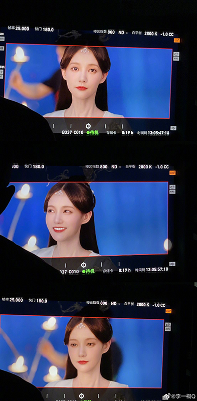 Love Between Fairy and Devil Li Yitong BTS 01 courtesy of Li Yitong official weibo