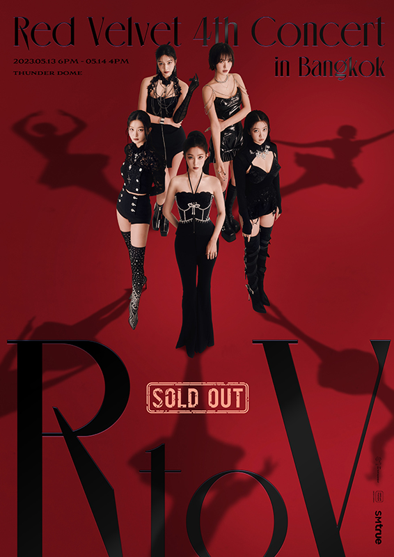 SOLD OUT Poster Red Velvet 4th Concert R to V in BANGKOK