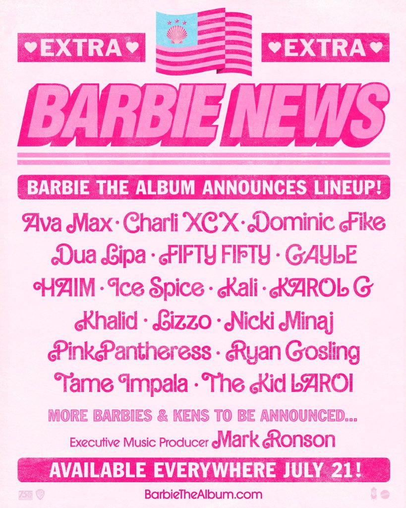 Barbie Soundtrack Announce