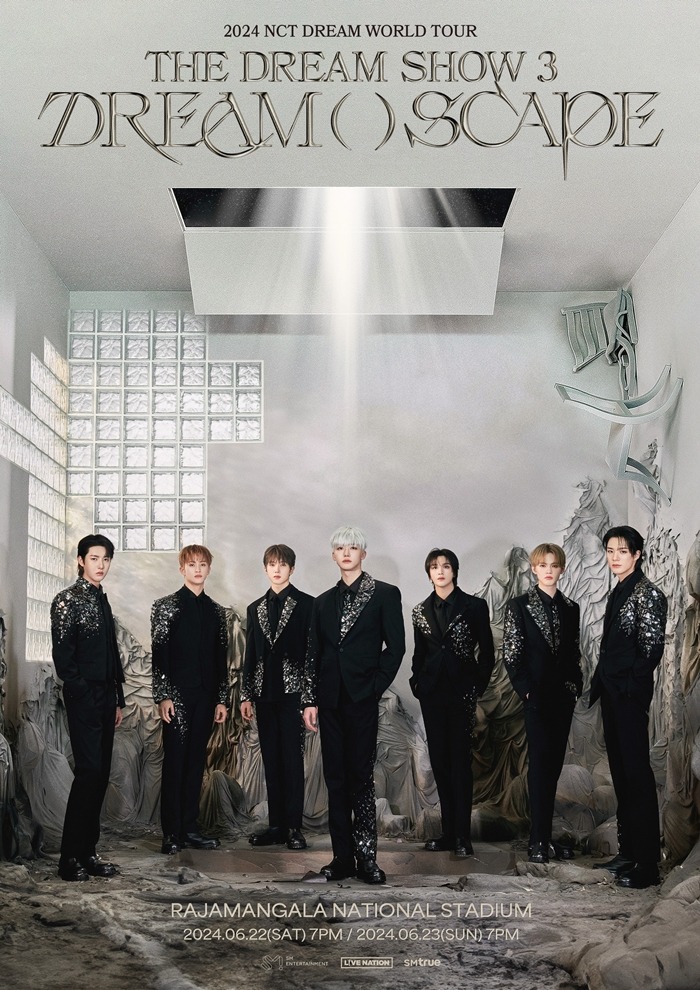 Poster 2024 NCT DREAM WORLD TOUR THE DREAM SHOW 3 DREAM SCAPE in BANGKOK