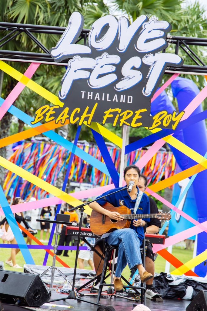 ภาพ บรรยากาศ เวที MINI ภาพ LOVE FEST THAILAND 2024 BEACH FIRE BOY 2pg